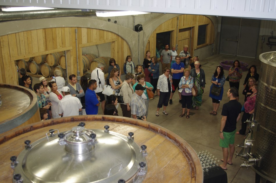 Keinte's cellar impresses the tour